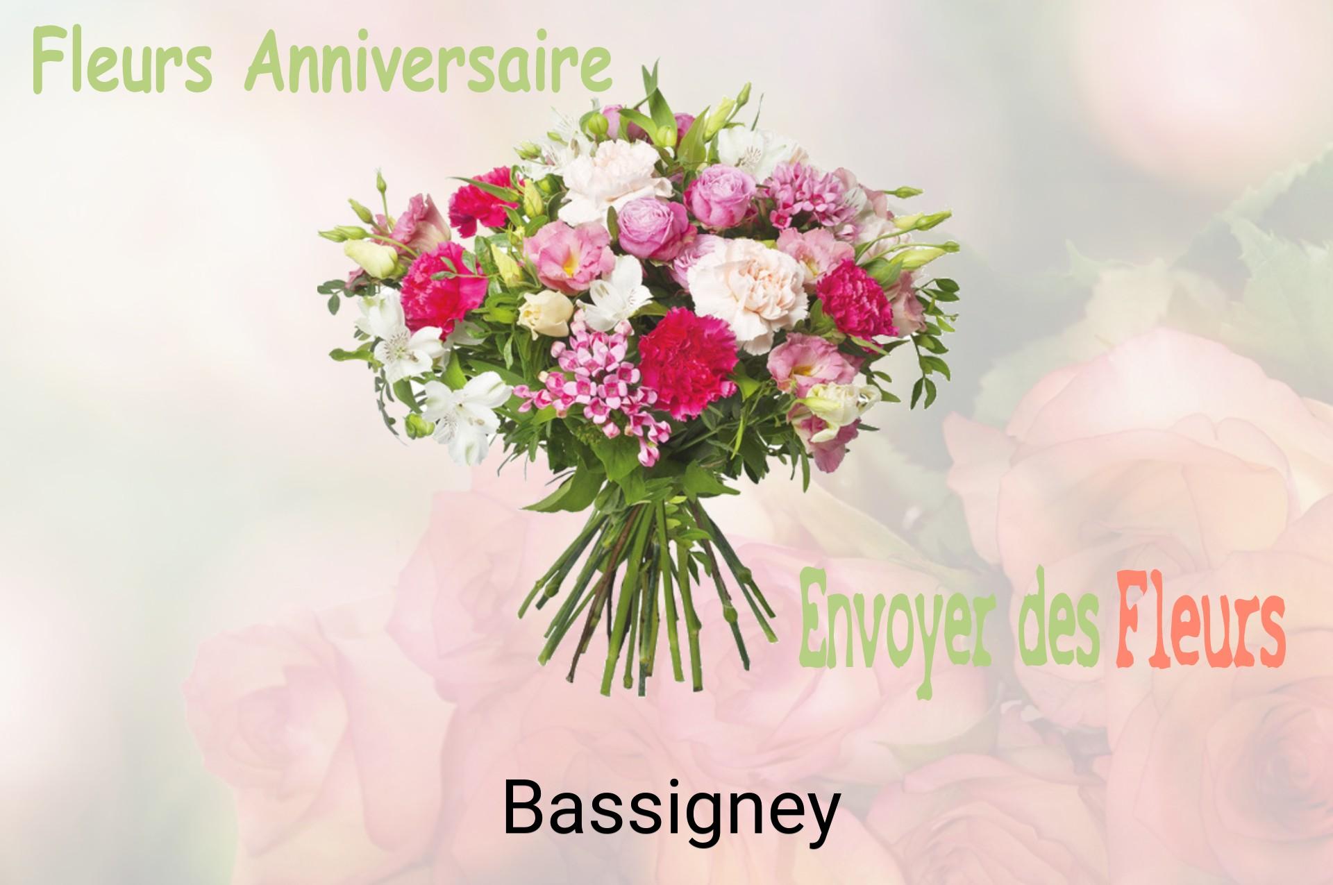 Bouquet de fleurs d’anniversaire livré à Bassigney